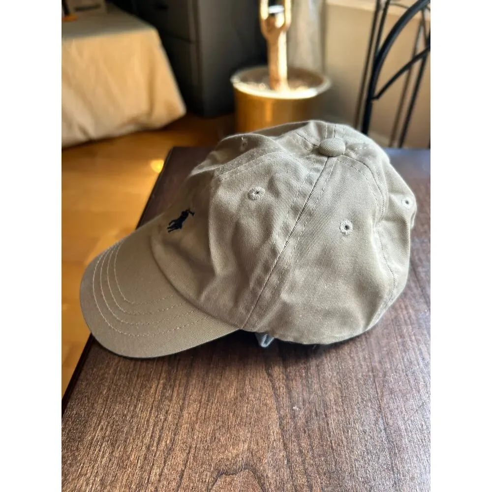 Toddler boys classic Polo Ralph Lauren baseball cap in beige 2T-4T